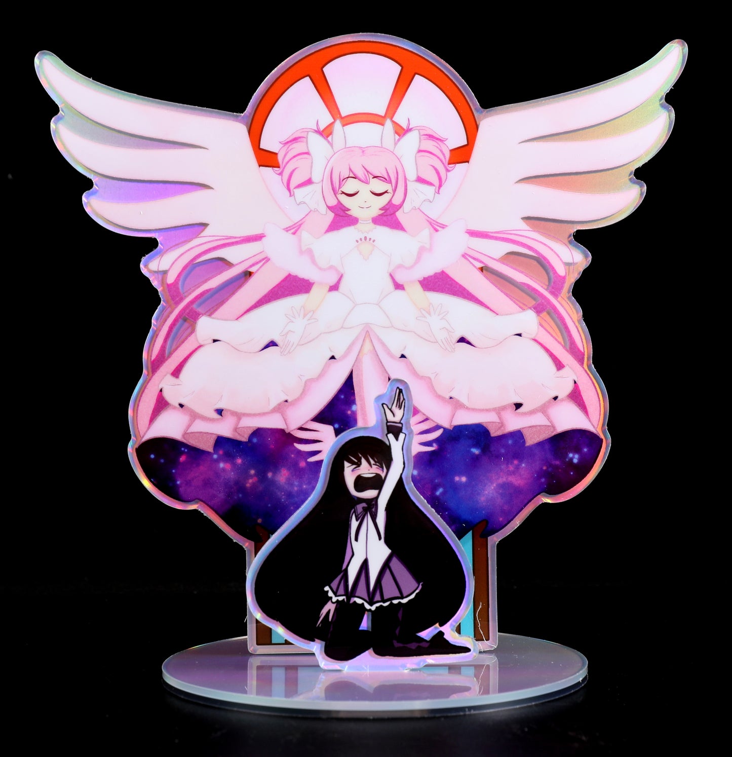 Goddess Madoka and Homura Standee
