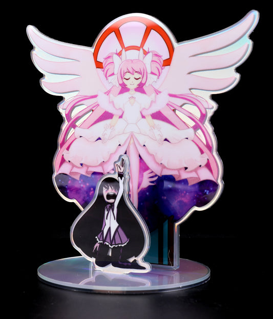 Goddess Madoka and Homura Standee