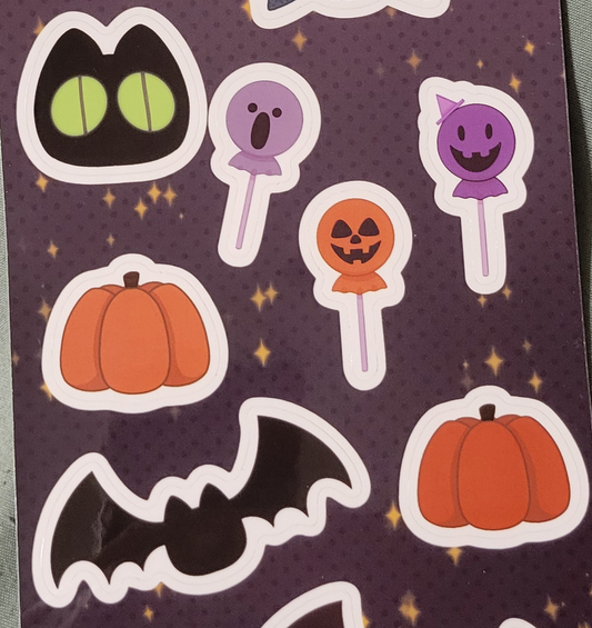 Halloween Sticker sheet