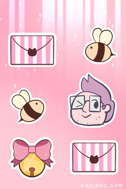 Bee and Puppycat stickers